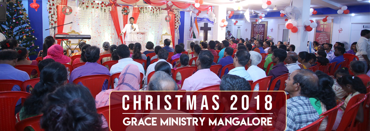 Grace Ministry celebrated the festival of Christmas 2018 with pomp and grandeur on Friday, December 14, 2018, at it's Prayer Center in Balmatta, Mangalore.